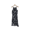 Midi Dress Topical Palm Print