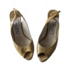 Peep-toe Slingback Heels