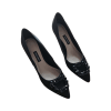 Embellished Satin Pumps