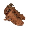 Pelican Suede Sandals