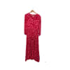 Patterned Pleated Dress