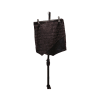 Crocodile Split Asymmetric Mini Skirt