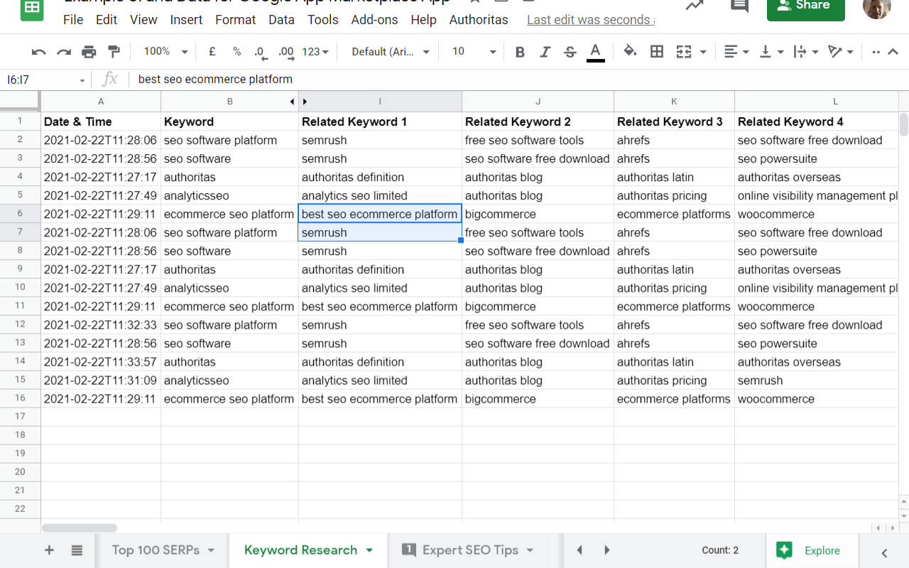 Keyword Research