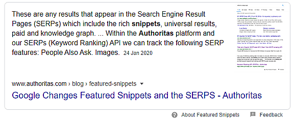 FAQs for Featured Snippets in Google