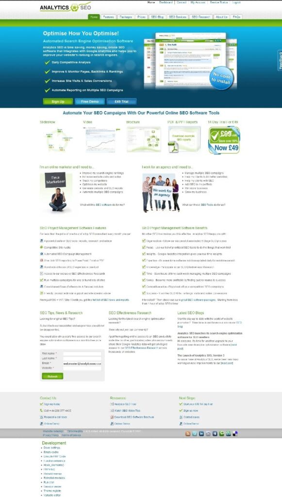 AnalyticsSEO platform