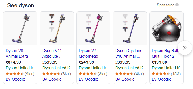 branded search ads with brand name