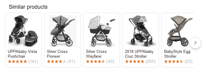 Similar Products -icandy travel system