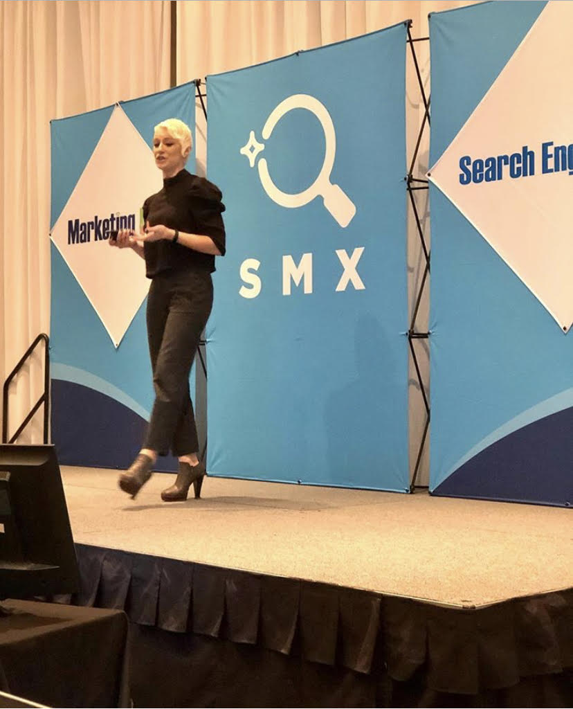 SMX NYC - Lily on stage