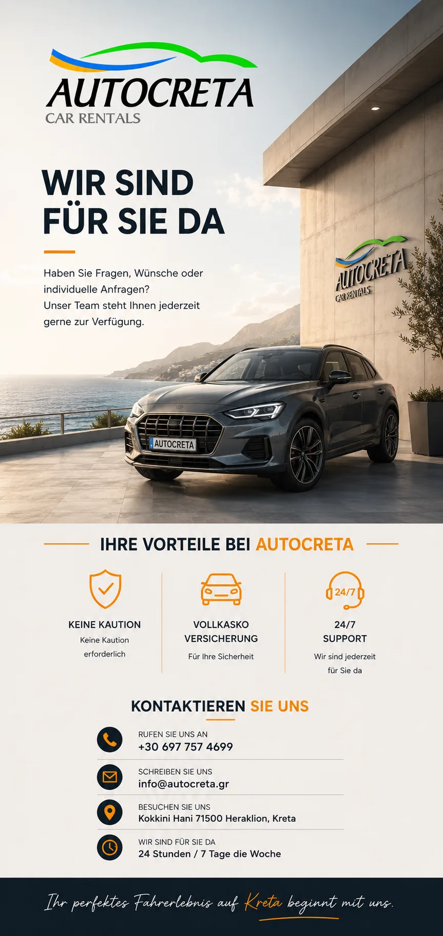 Autovermietung Autocreta