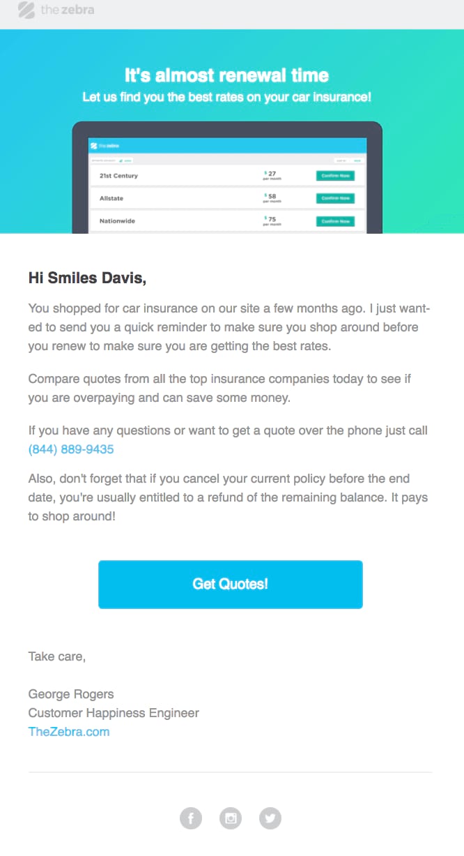 lead nurturing examples