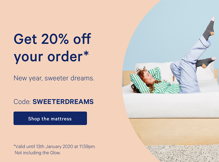 Casper mattress exit-intent pop-up discount