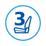 3 posti