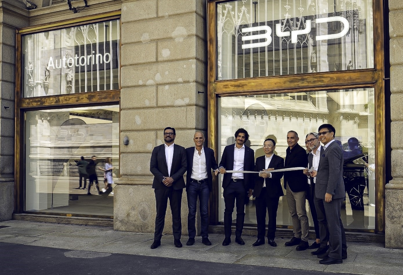 Inaugurazione store Autotorino BYD Duomo Milano Inaugurazione store Autotorino BYD Duomo Milano