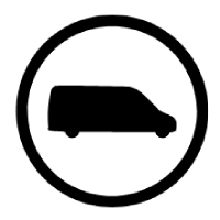 icona van procenter gamma