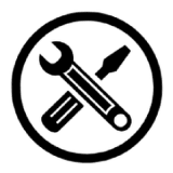 Icona van procenter assistenza