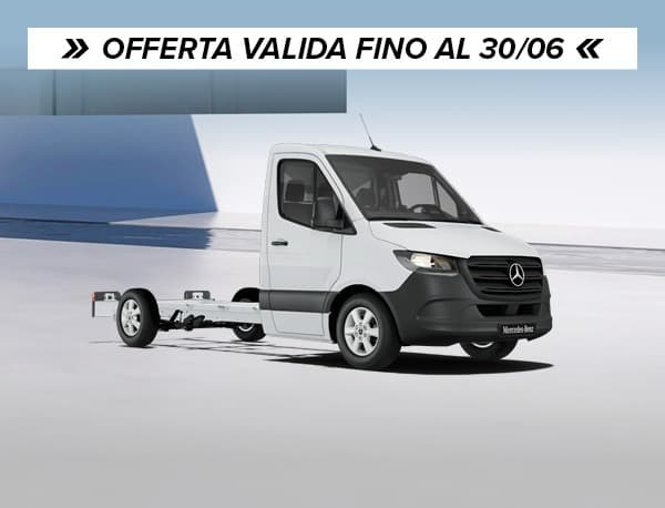 Banner Autotorino Sprinter Autotelaio in pronta consegna
