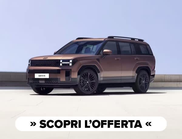 Banner Hyundai Santa Fe prezzo vantaggioso