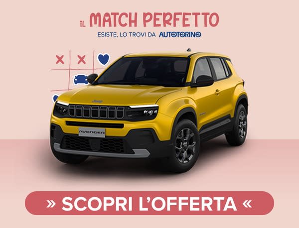 Banner Autotorino Jeep Avenger BEV vantaggio cliente