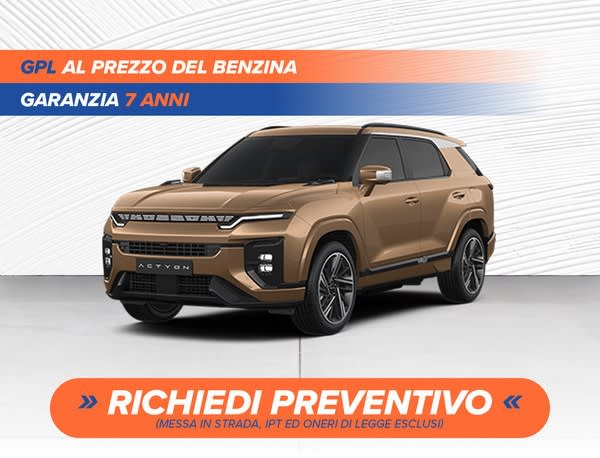 Banner Actyon con prezzo Autotorino