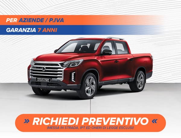 Banner Rexton Sports con prezzo Autotorino Banner Rexton Sports con prezzo Autotorino