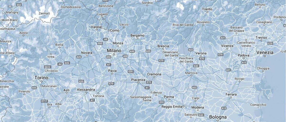 Mappa sedi Autotorino Mappa sedi Autotorino