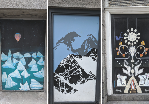 Painted Doors Project - Langstane Place