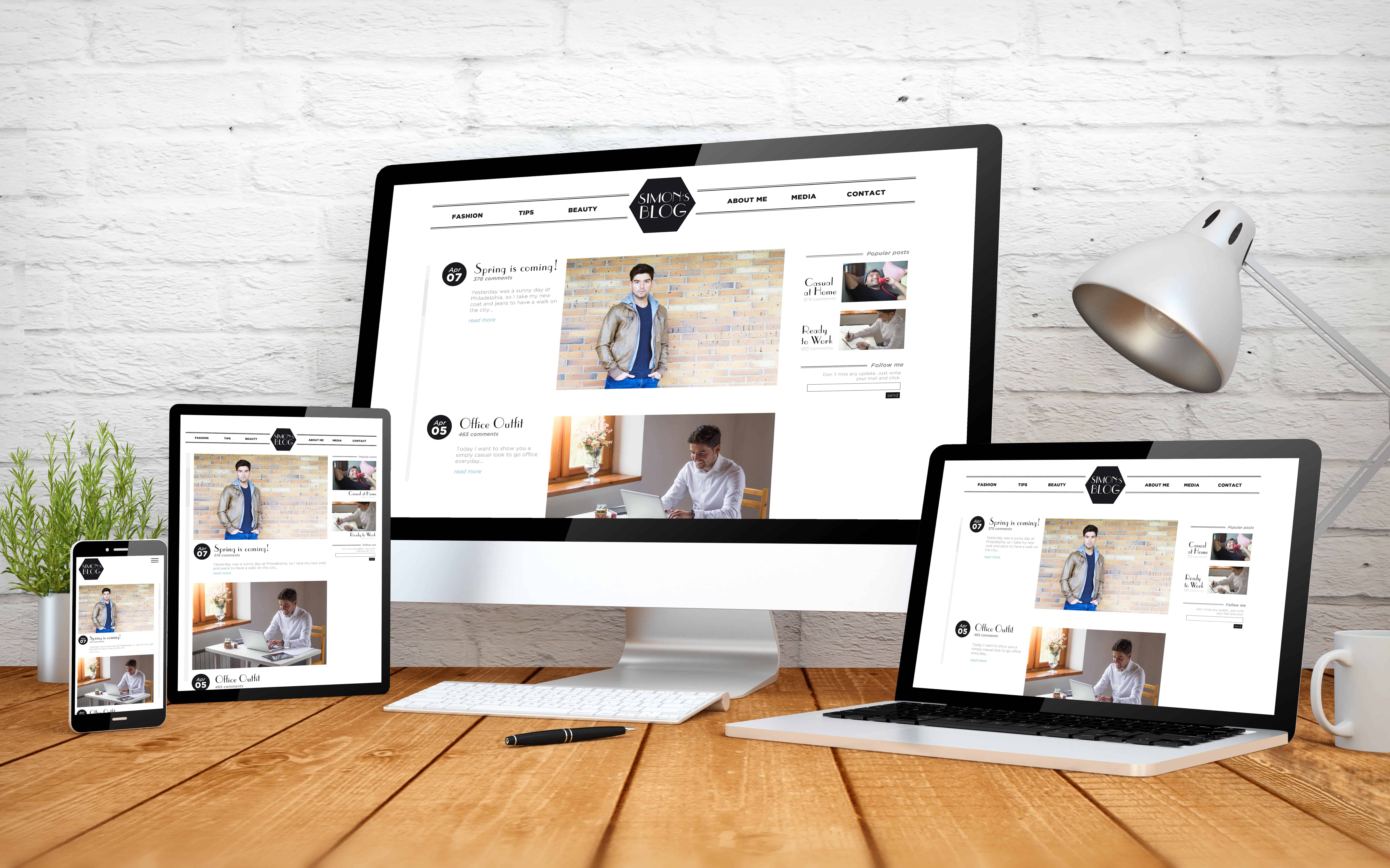 Pre-Made Website Template