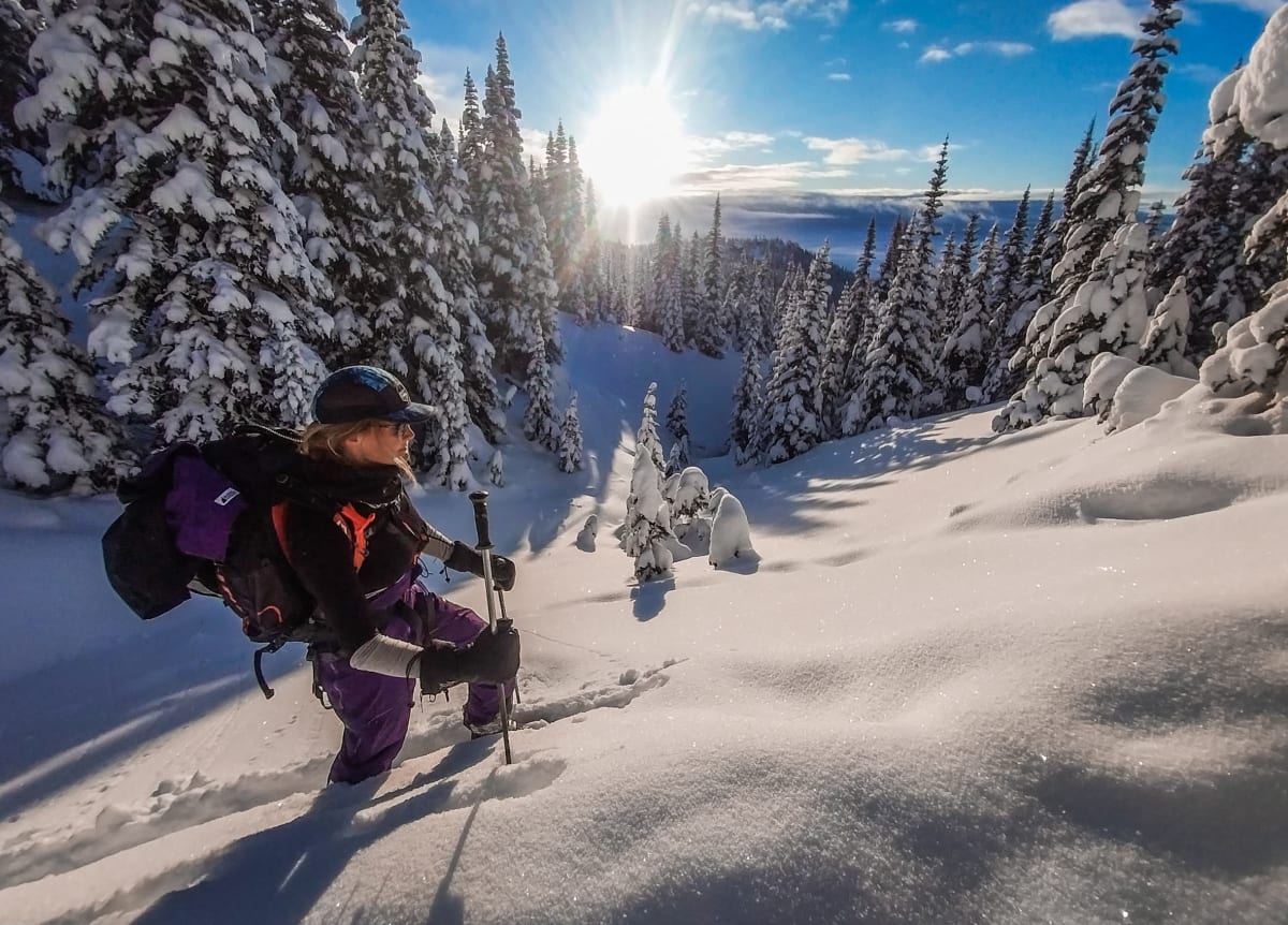 A beautiful day above the clouds.
