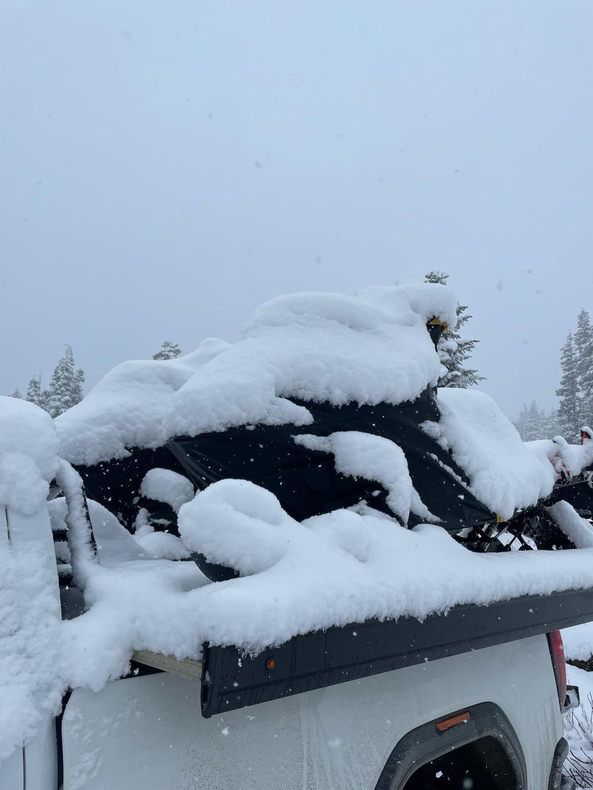 Rapid accumulations today! About 4 hours of snowfall here.