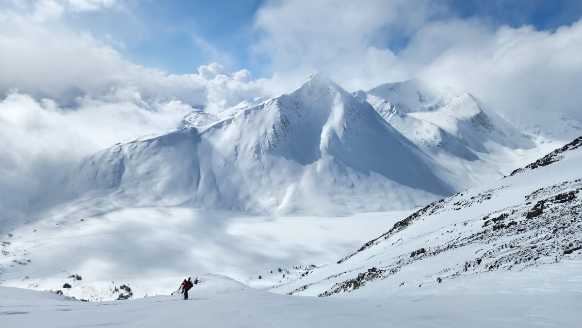 Fraser peak before the slough. 