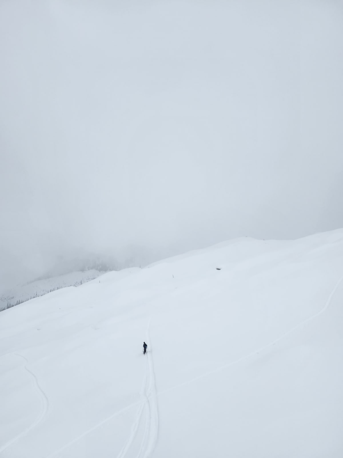 Preparing for the turns in some subjective ok snow.