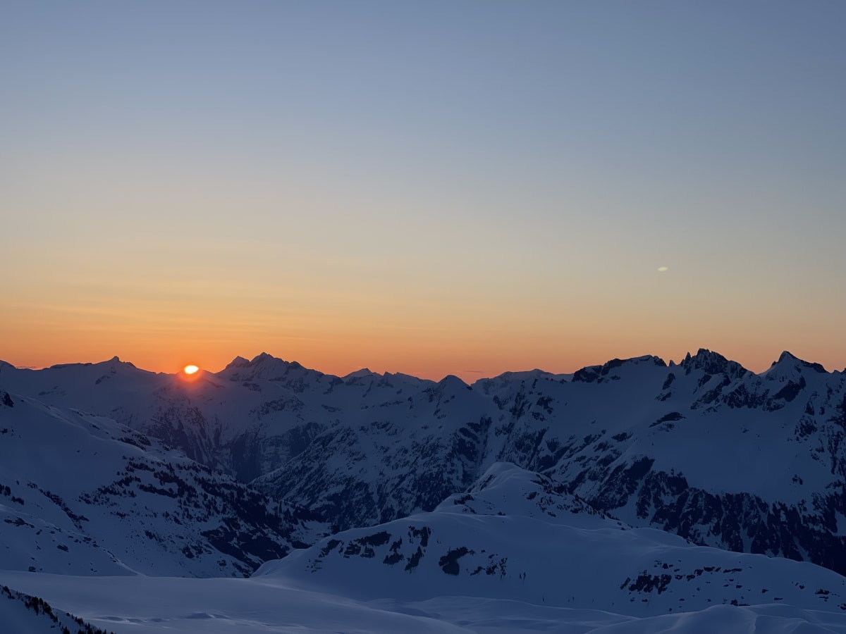 Bonus photo. Sunrise, looking east.