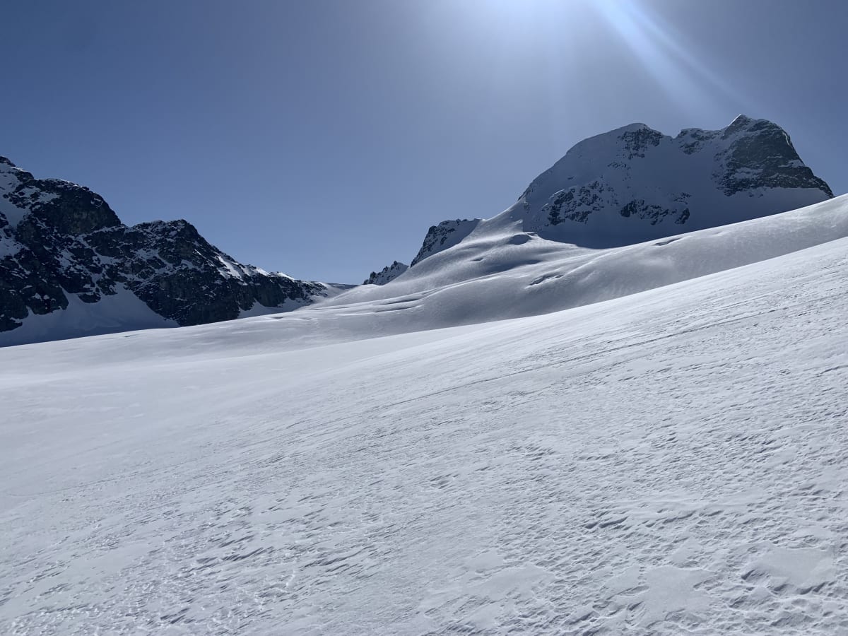 Good coverage on the glaciers and on MatierNW face