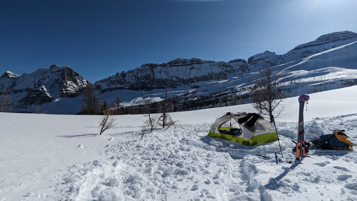 Camp above Boom Lake, near Consolation Pass