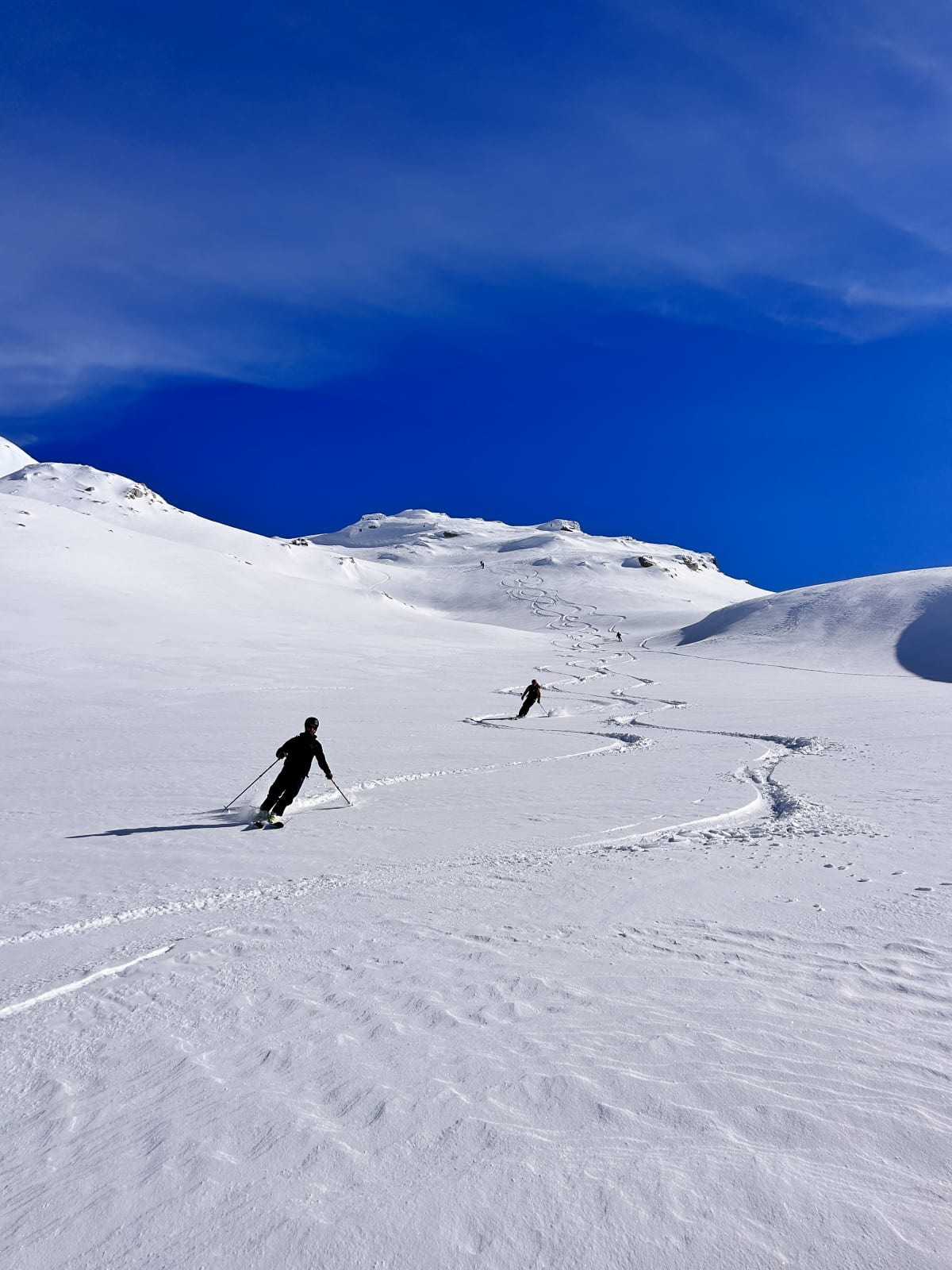 Good turns in sheltered terrain 