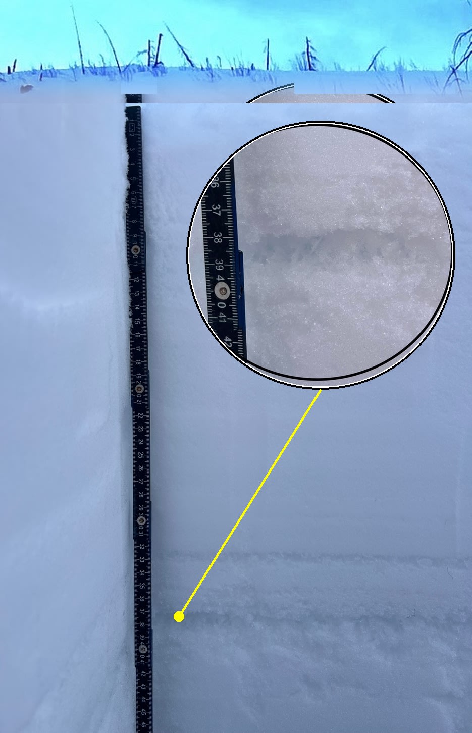 Large buried Surface Hoar. “Easy” test failures on this layer.