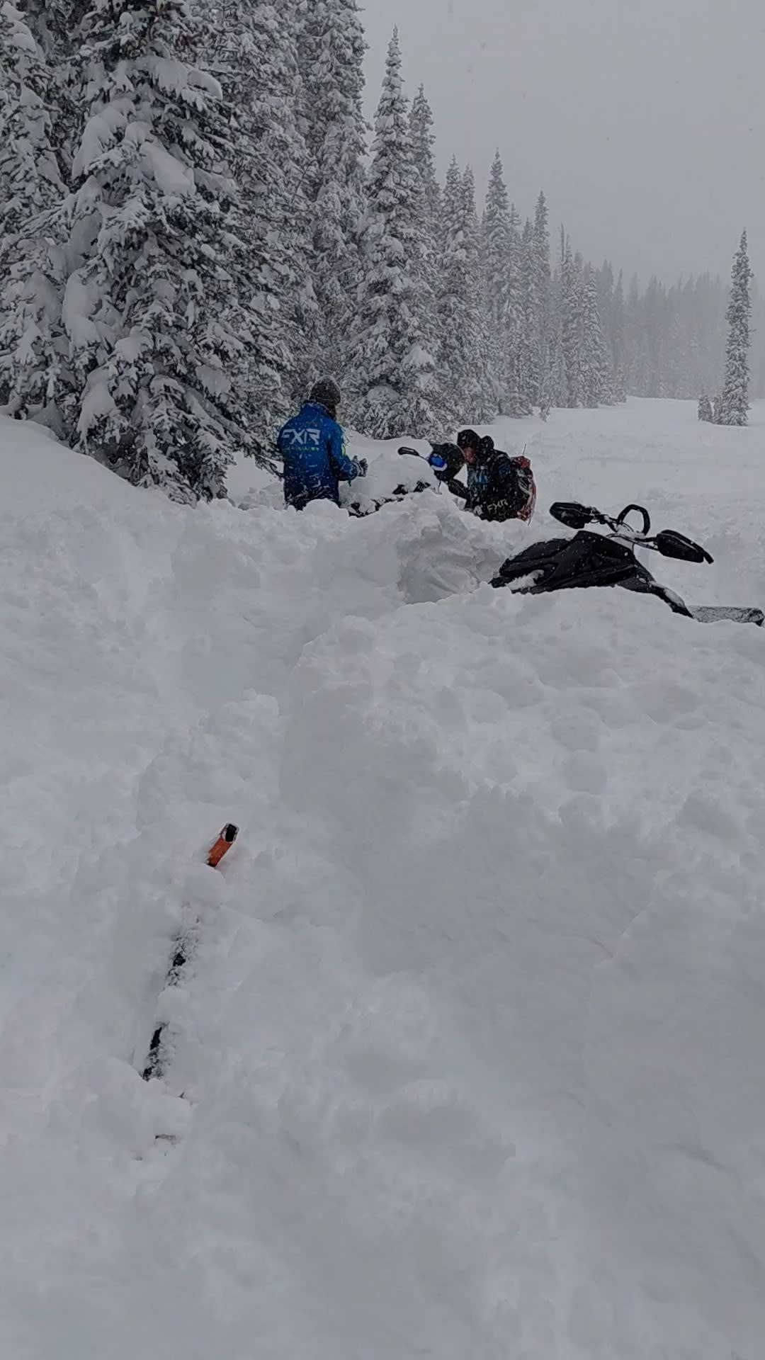 Low vis, deep pow fun