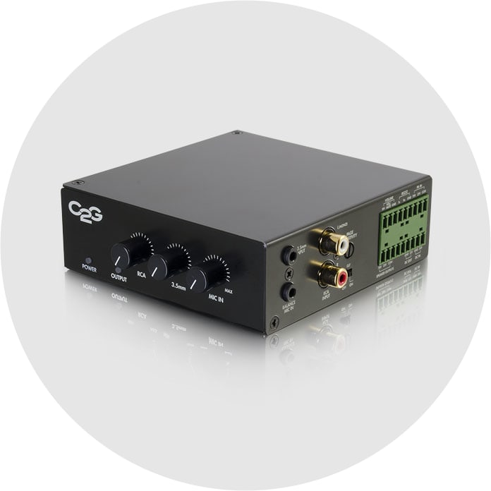 Black Audio Amplifier