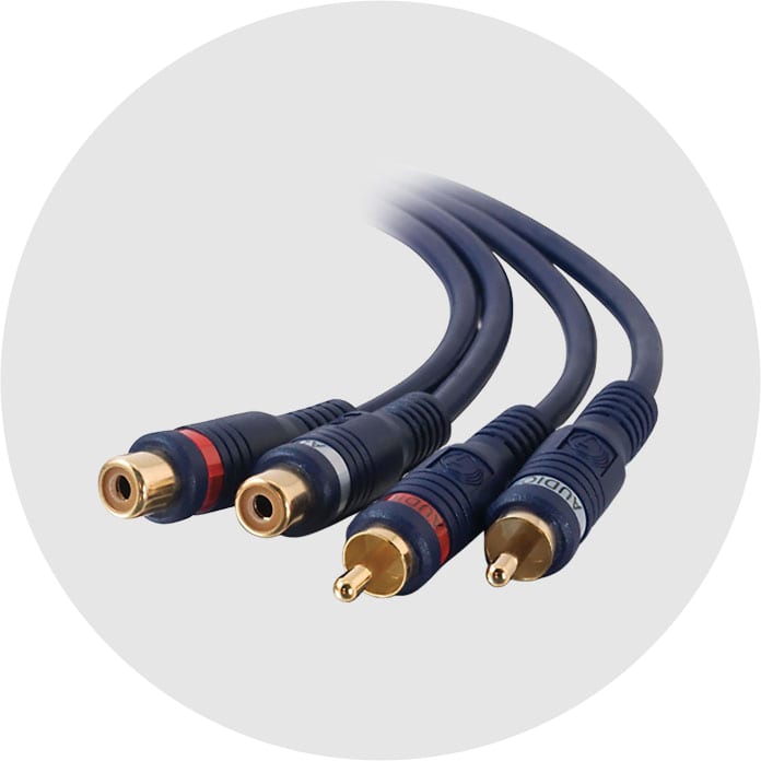 Black RCA Cable