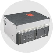 Wiremold's raised floor box offering pictured