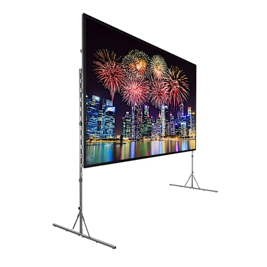 Sistema de pantalla plegable Da-Lite Fast-Fold Deluxe,229,87 cm  x 412.75 cm, HD, Proyección frontal