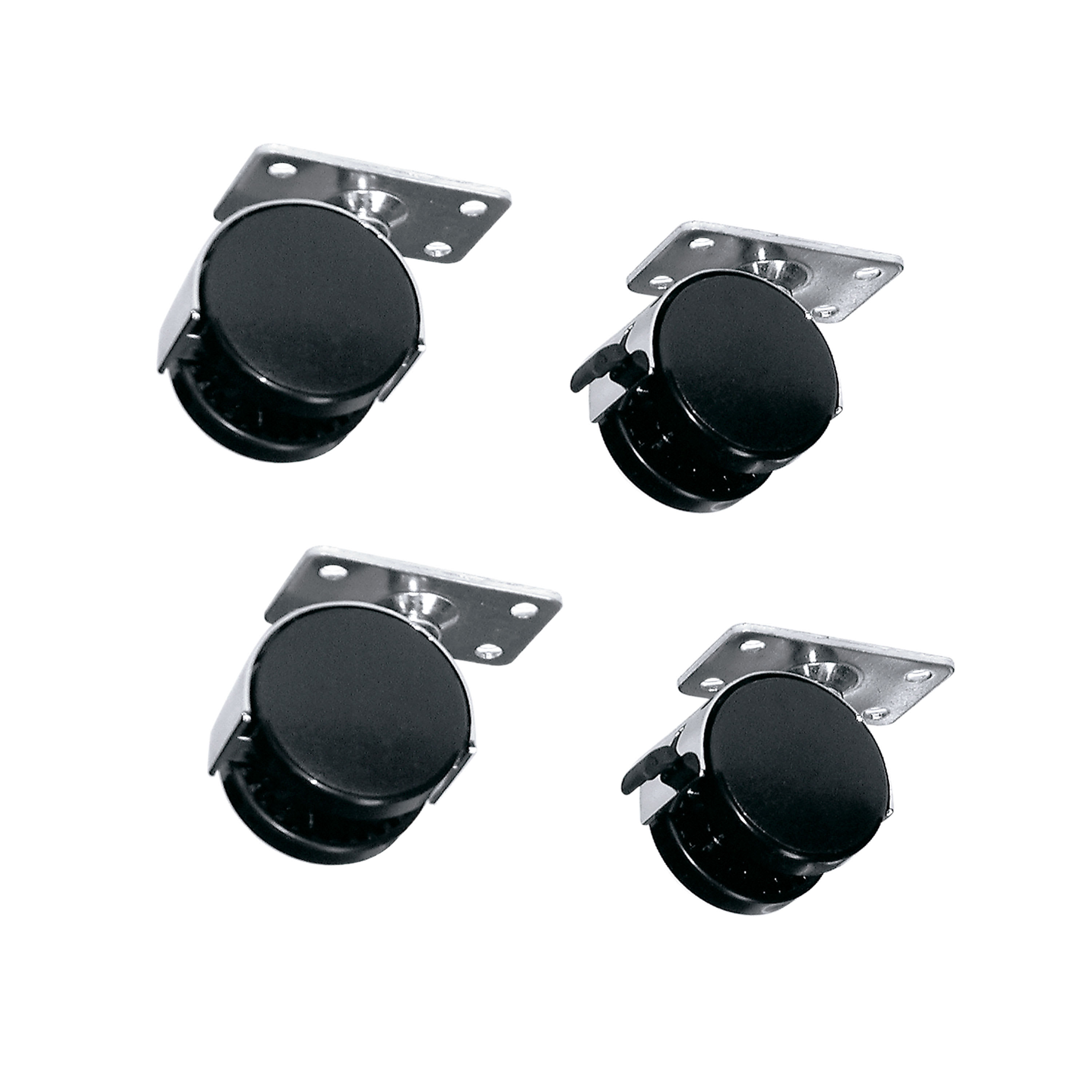 Caster kit has 150 lb weight capacity; adds 2-3/4” to height