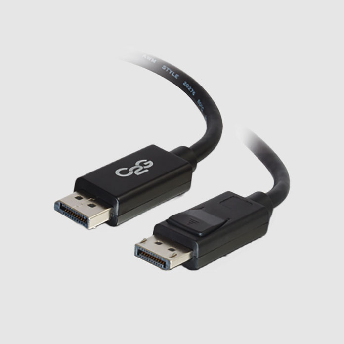 Black DisplayPort Cable