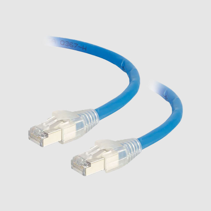 Blue HDBaseT Certified Network Cable