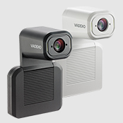 Vaddio IntelliSHOT ePTZ auto framing camera in black and white.