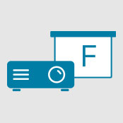 Front Projection Feature Icon