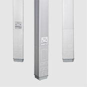 Wiremold's aluminum tele-power pole offering pictured