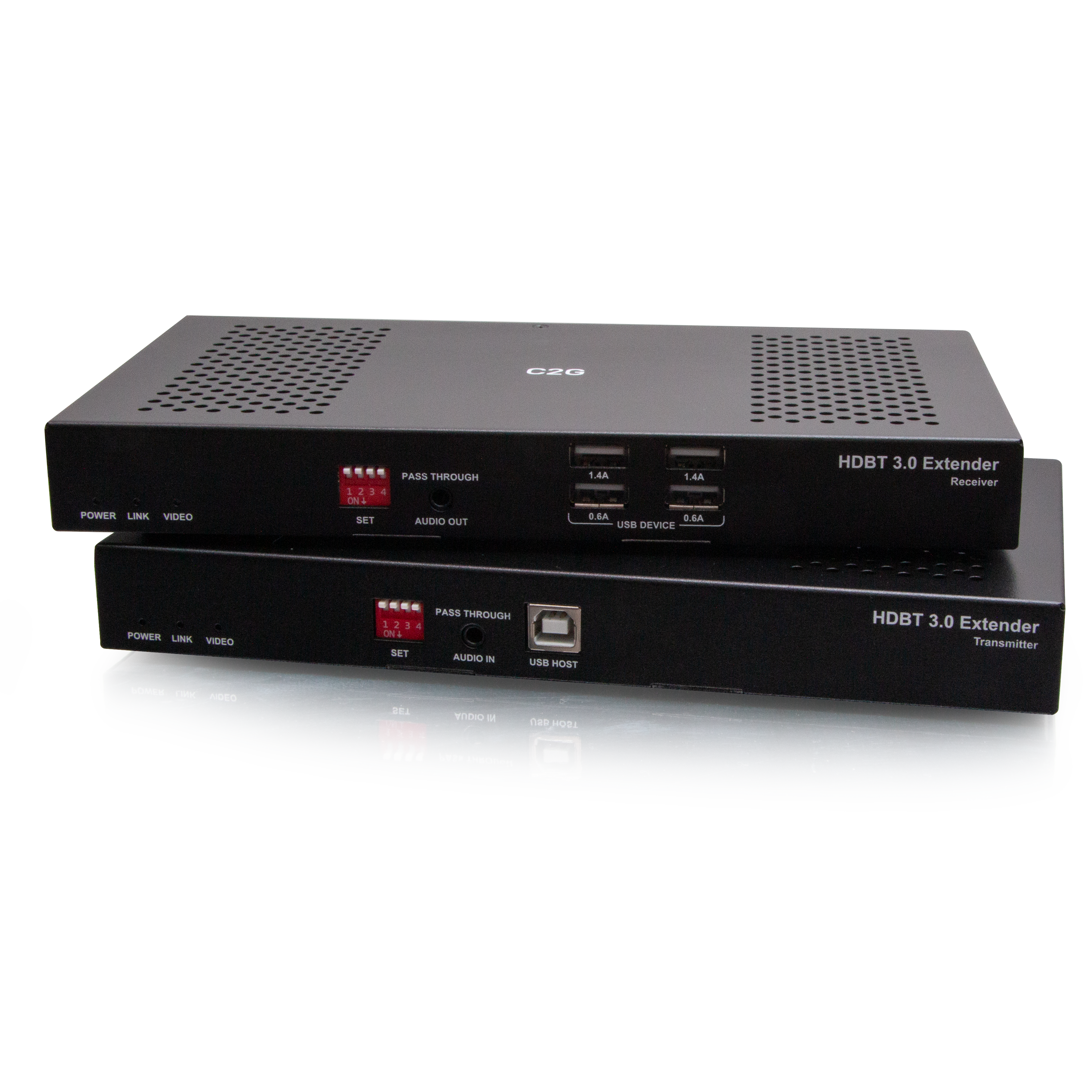 HDMI HDBaseT + USB-B to A + RS232 Over Cat Extender Box
