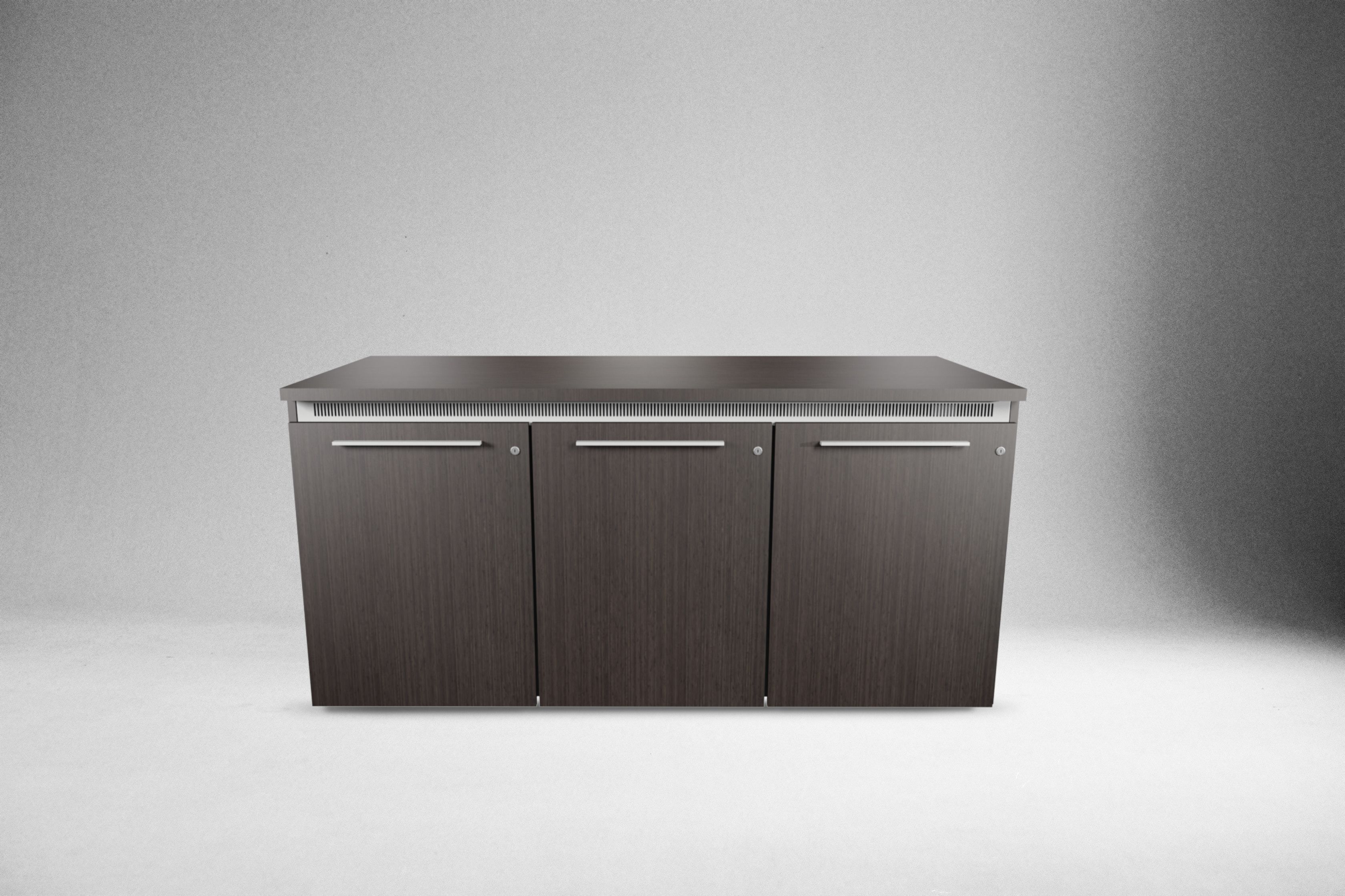 Credenza with separate bays