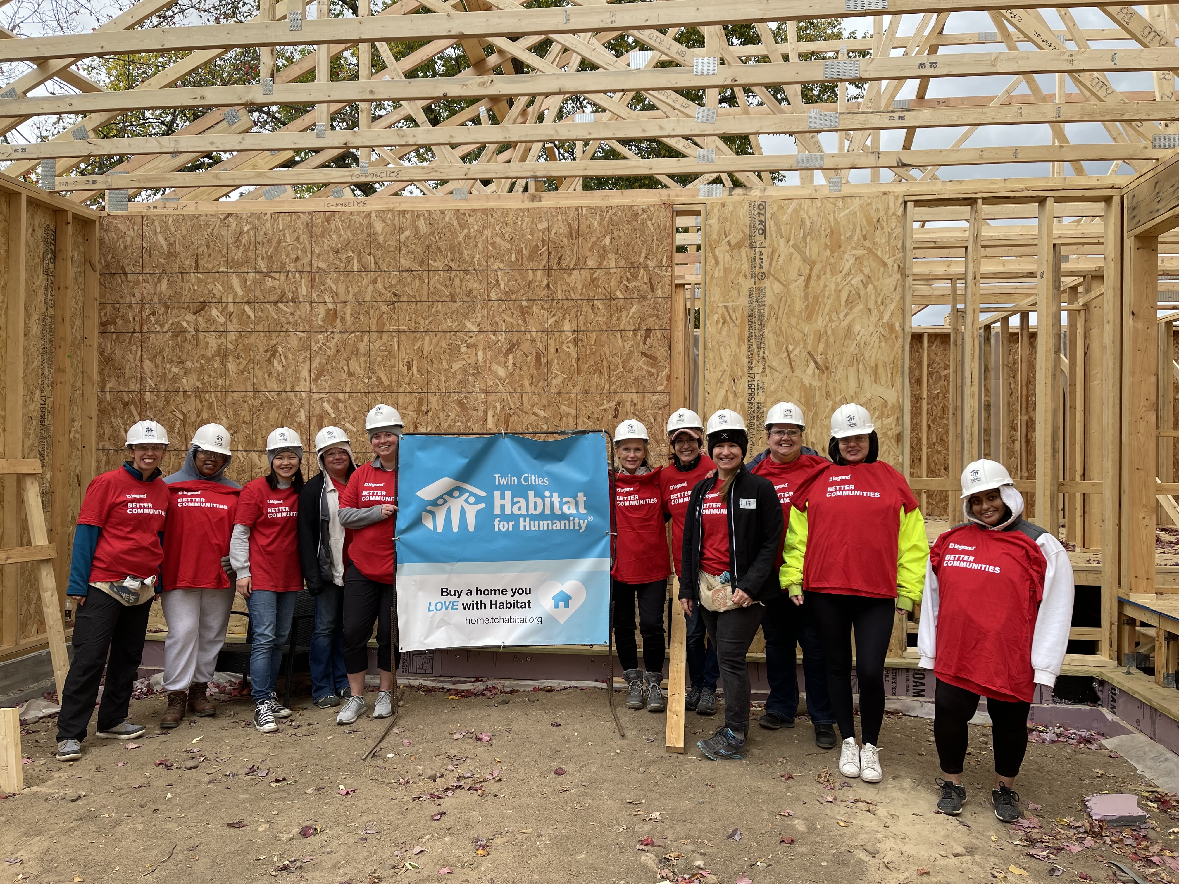 Habitat for Humanity build for Legrand | AV